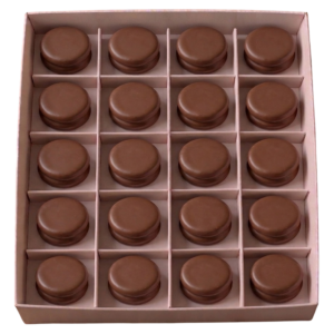 alfajores con chocolate